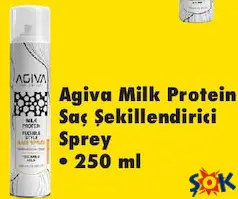 AGİVA MİLK PROTEİN SAÇ ŞEKİLLENDİRİCİ SPREY 250 ML